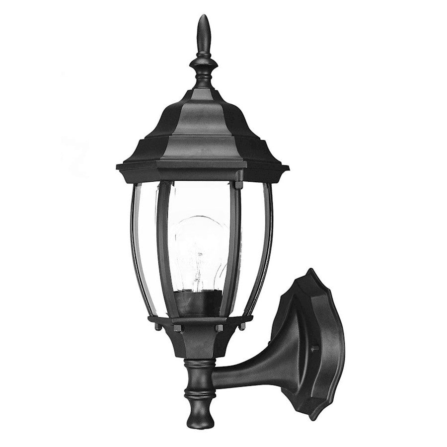 Acclaim Lighting Wexford 1 Light Up-Wall Sconce, Matte Black - 5011BK