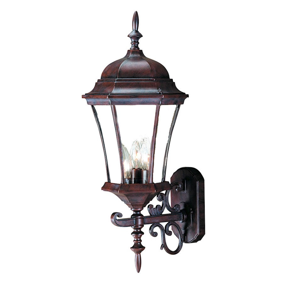 Acclaim Lighting Bryn Mawr 3 Light Wall Sconce, Burled Walnut - 5025BW