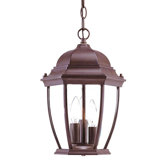 Acclaim Lighting Wexford 3 Light Hanging Light, Burled Walnut - 5036BW