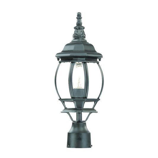 Acclaim Lighting Chateau 1 Light Post Mount, Matte Black - 5057BK