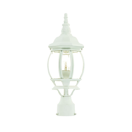 Acclaim Lighting Chateau 1 Light Post Mount, Textured White - 5057TW