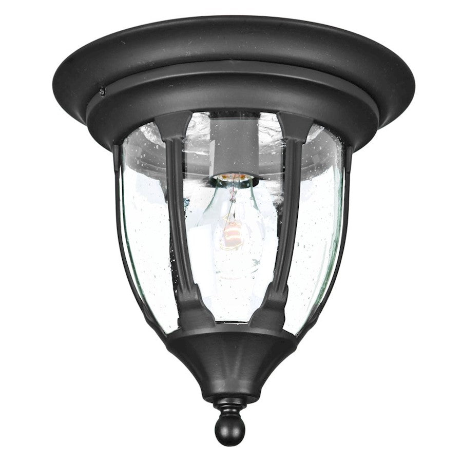 Acclaim Lighting Suffolk 1 Light Flush Mount, Matte Black - 5063BK