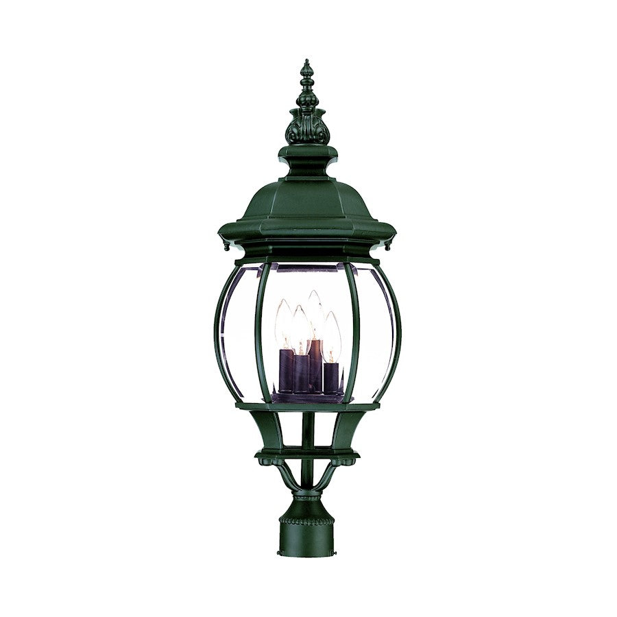 Acclaim Lighting Chateau 4 Light Post Mount, Matte Black - 5157BK