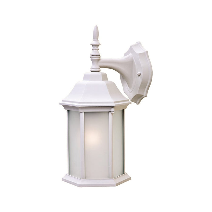 Acclaim Lighting Craftsman 2, 1 Light 15" Wall Sconce, White/Frosted - 5181TW-FR