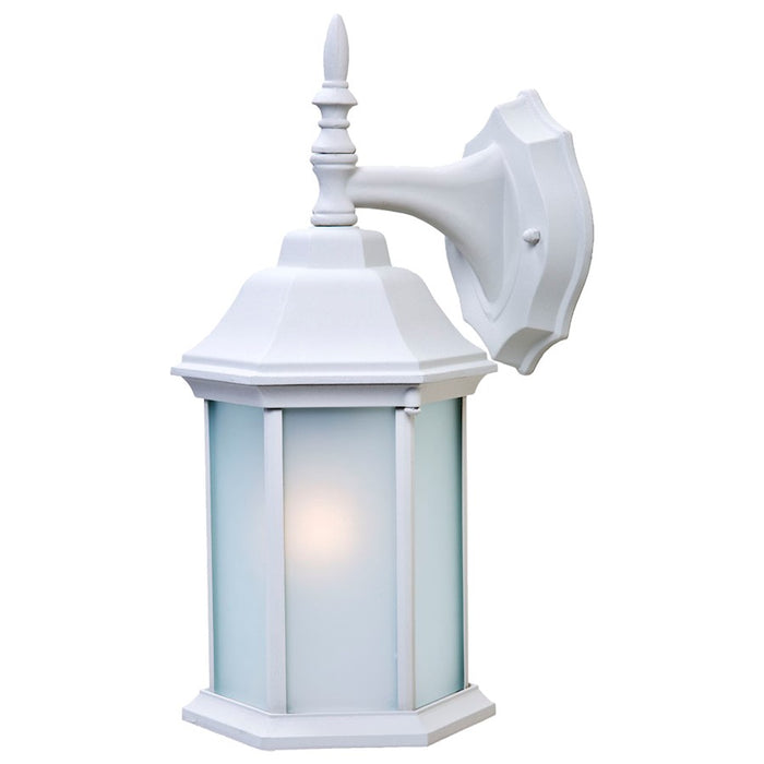 Acclaim Lighting Craftsman 2, 1 Light 13" Wall Sconce, White/Frosted - 5182TW-FR