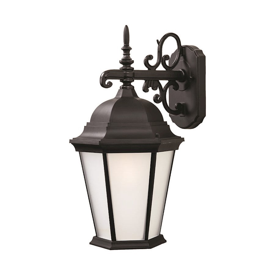 Acclaim Lighting Richmond 1 Light Wall Sconce, Matte Black/Frosted - 5202BK-FR