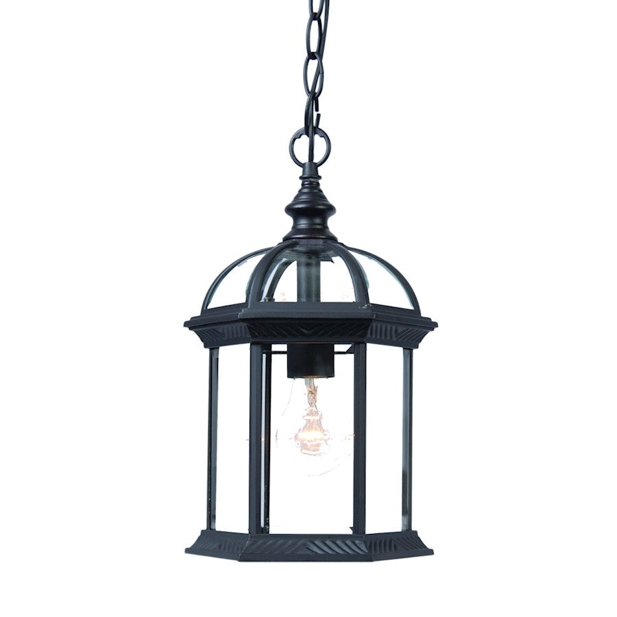 Acclaim Lighting Dover 1 Light Hanging Light, Matte Black - 5276BK