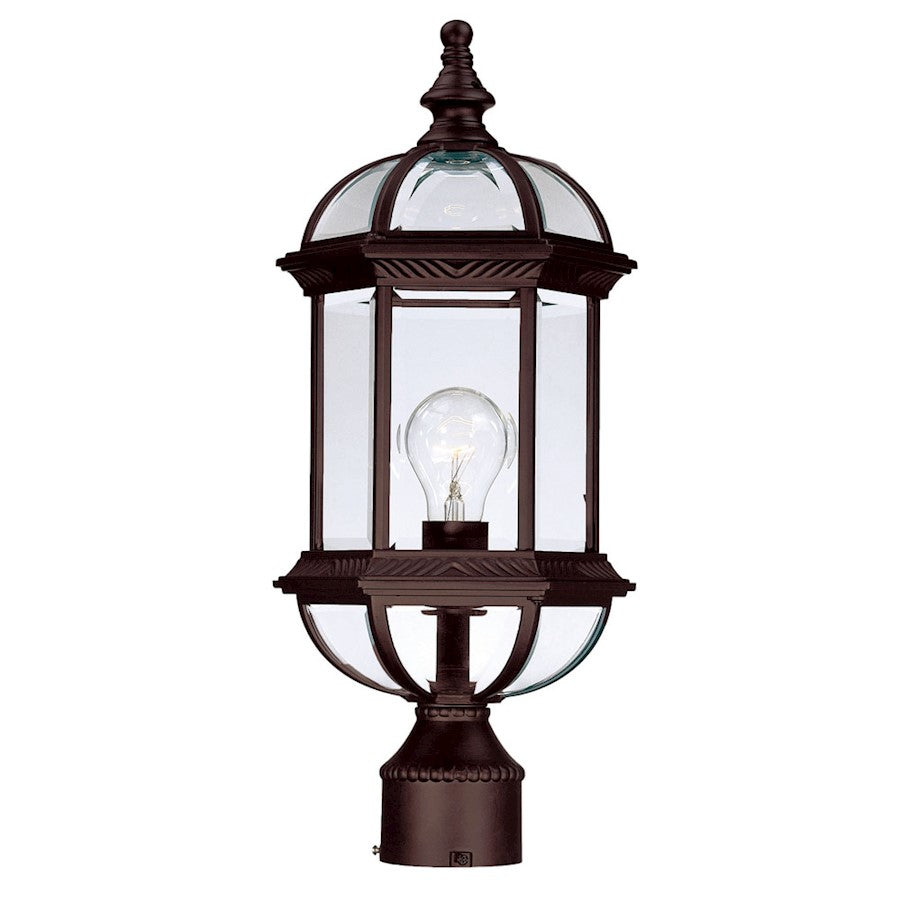 Acclaim Lighting Dover 1 Light Post Mount, Burled Walnut - 5277BW