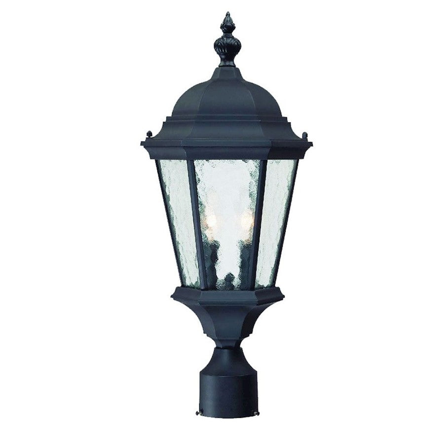 Acclaim Lighting Telfair 2 Light Post Mount, Matte Black - 5517BK