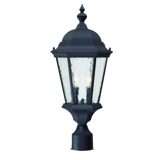 Acclaim Lighting Telfair 2 Light Post Mount, Matte Black - 5517BK