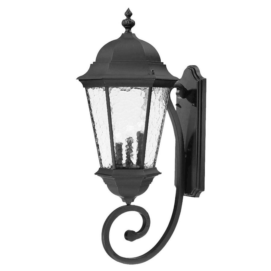 Acclaim Lighting Telfair 3 Light Wall Sconce, Matte Black - 5521BK