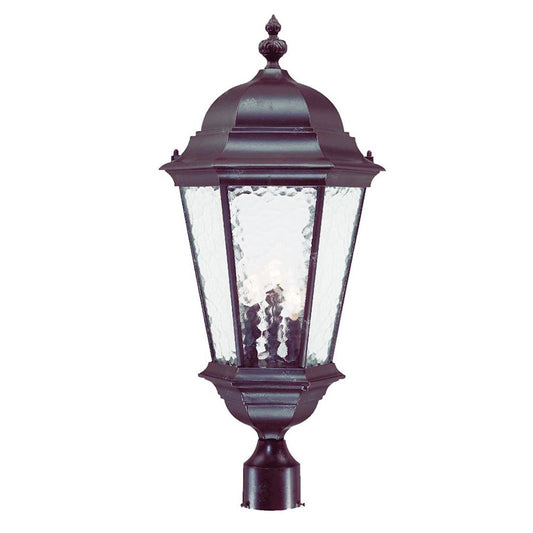 Acclaim Lighting Telfair 3 Light Post Mount, Marbleized Mahogany - 5527MM