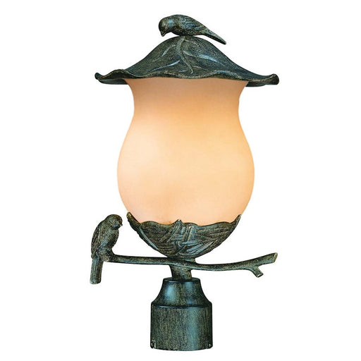 Acclaim Lighting Avian 2 Light Post Mount, Black Coral/Champagne - 7567BC-CH