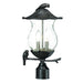 Acclaim Lighting Avian 2 Light Post Mount, Black Coral/Clear Seeded - 7567BC-SD