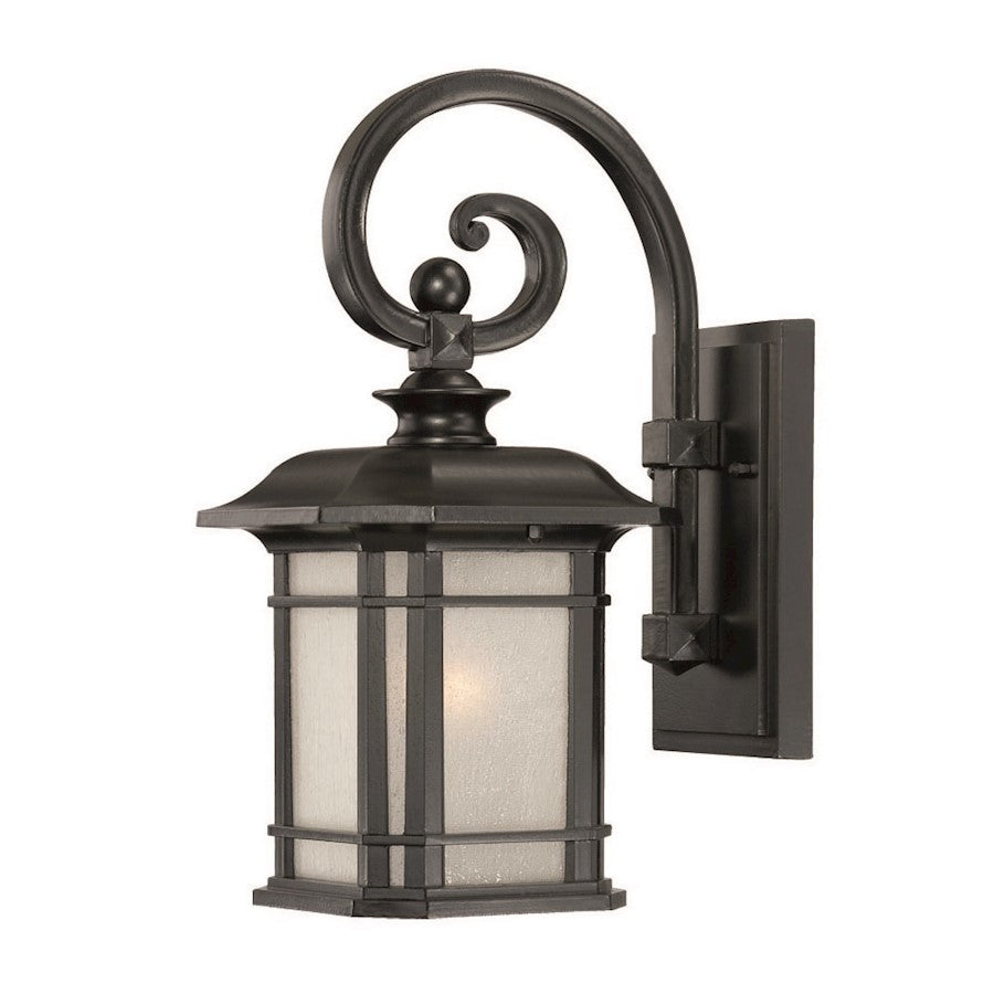 Acclaim Lighting Somerset 1 Light 14" Wall Sconce, Matte Black - 8102BK