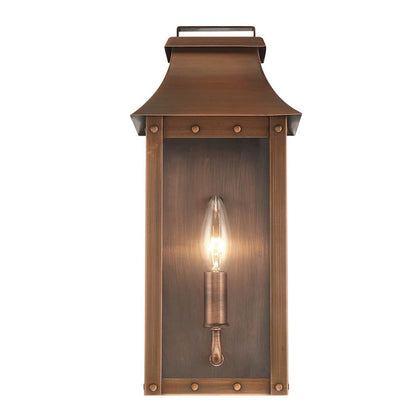 Acclaim Lighting Manchester 1 Light Wall Sconce, Copper Patina - 8413CP