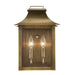 Acclaim Lighting Manchester 2 Light Wall Sconce, Aged Brass - 8414AB