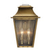Acclaim Lighting Coventry 2 Light 17" Pocket Wall Sconce, Aged Brass - 8424AB