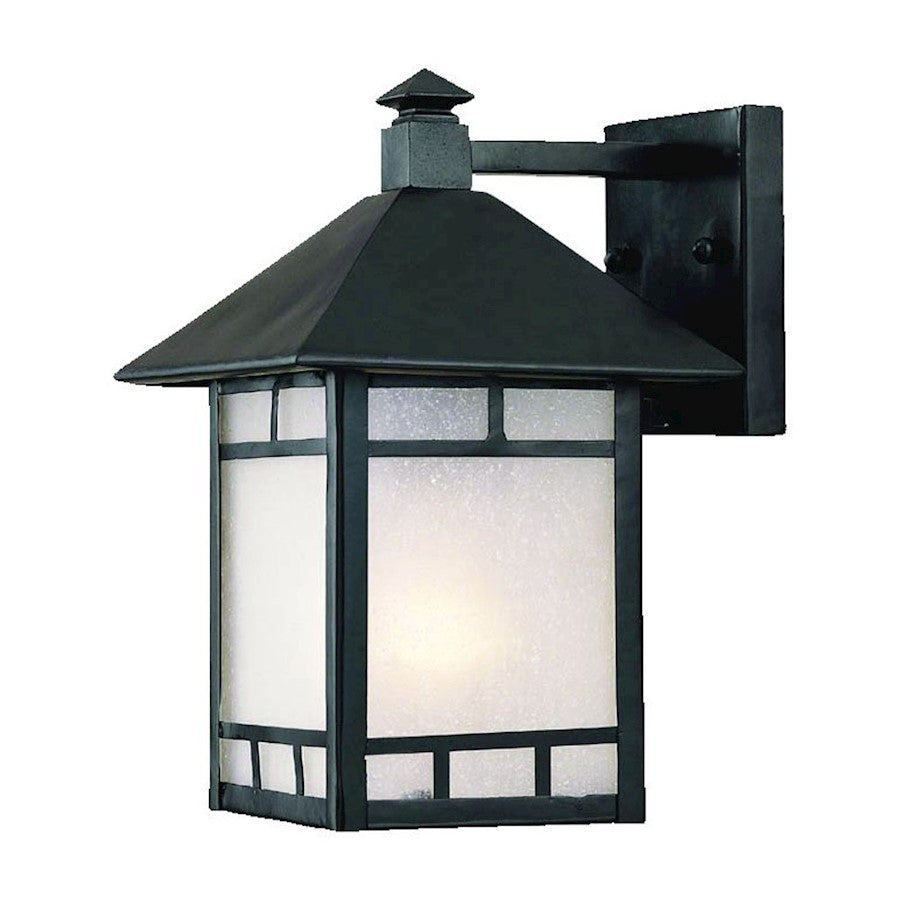 Acclaim Lighting Artisan 1 Light 10" Wall Sconce, Matte Black - 9002BK