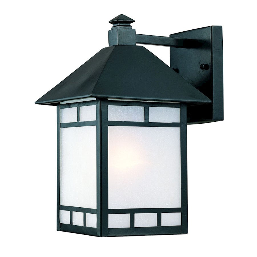 Acclaim Lighting Artisan 1 Light 14" Wall Sconce, Matte Black - 9012BK