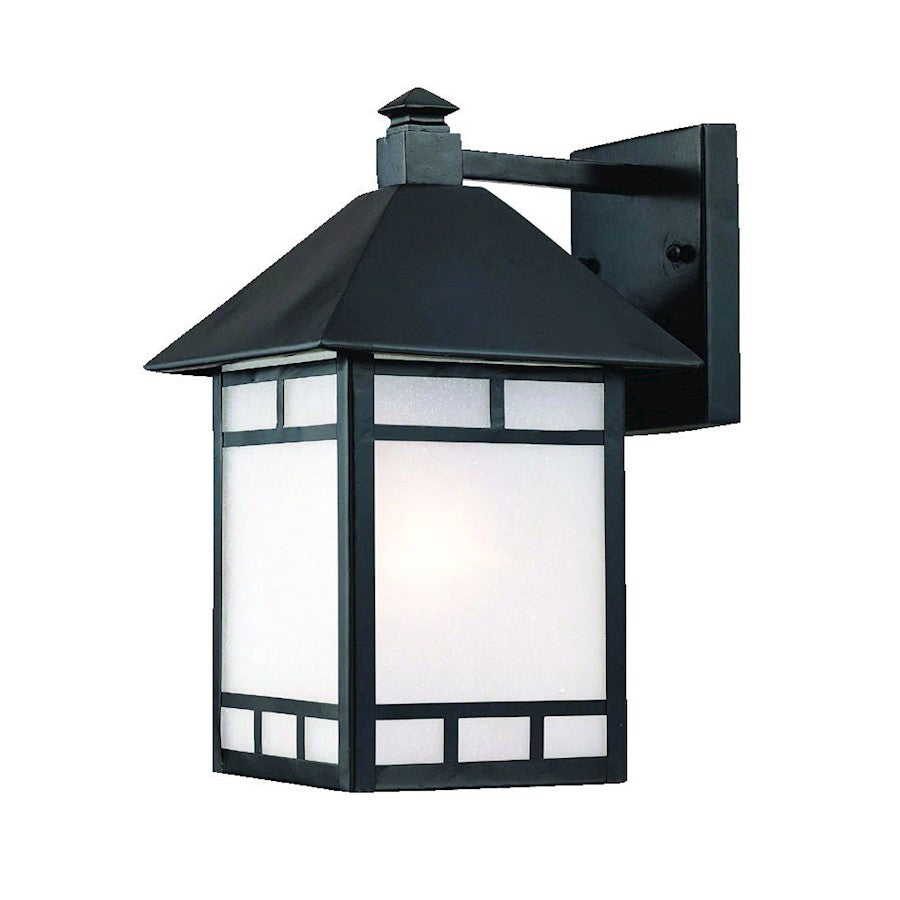 Acclaim Lighting Artisan 1 Light 15" Wall Sconce, Matte Black - 9022BK