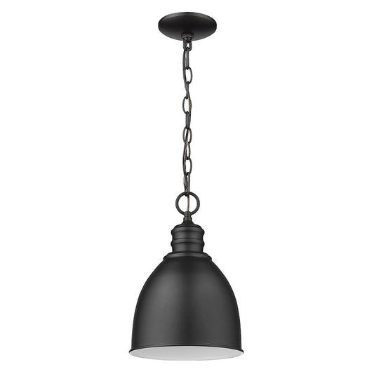 Acclaim Lighting Colby 1 Light 13" Pendant, Matte Black - IN11171BK