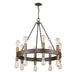 Acclaim Lighting Cumberland 16 Light Chandelier, Faux Wood Finish - IN11385W