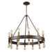 Acclaim Lighting Cumberland 24 Light Chandelier, Faux Wood Finish - IN11386W