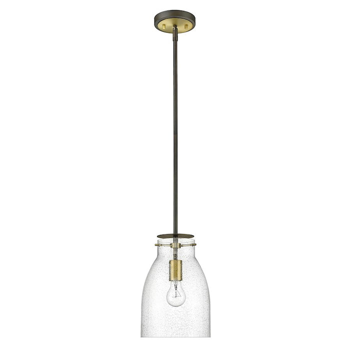 Acclaim Lighting Shelby 1 Light Pendant, Bronze/Brass/Clear Seedy - IN20000ORB