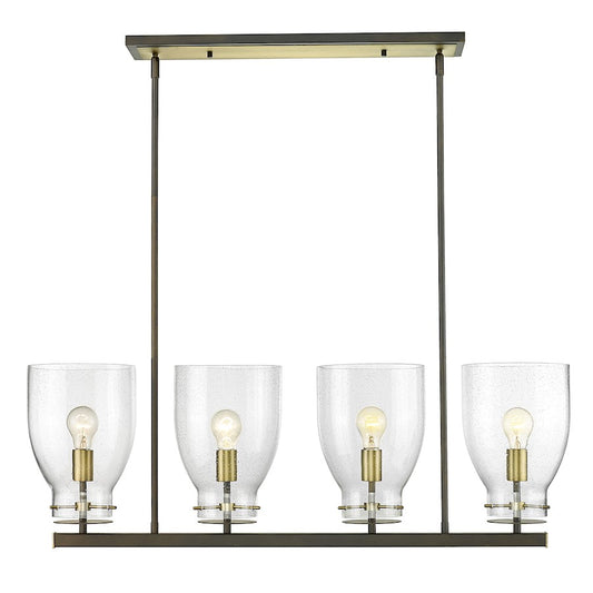 Acclaim Lighting Shelby 4 Light Chandelier, Bronze/Brass/Seedy - IN20001ORB