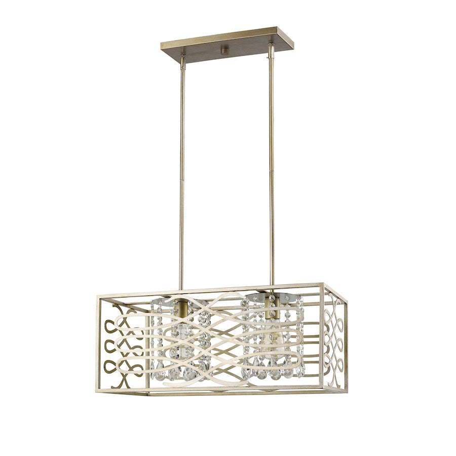 Acclaim Lighting Brax 2 Light Pendant, Washed Gold - IN21061WG