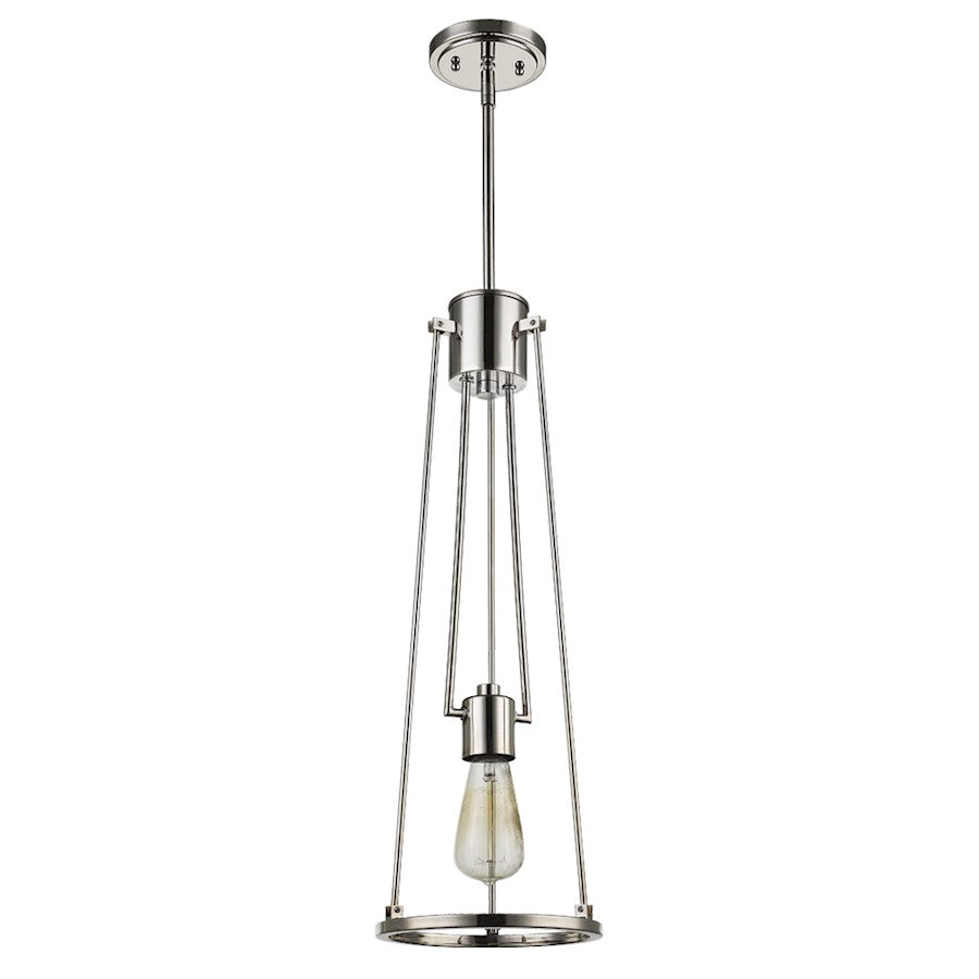 Acclaim Lighting Jade 1 Light Pendant, Polished Nickel - IN21204PN