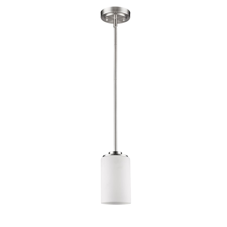 Acclaim Lighting Addison 1 Light Pendant, Satin Nickel - IN21242SN