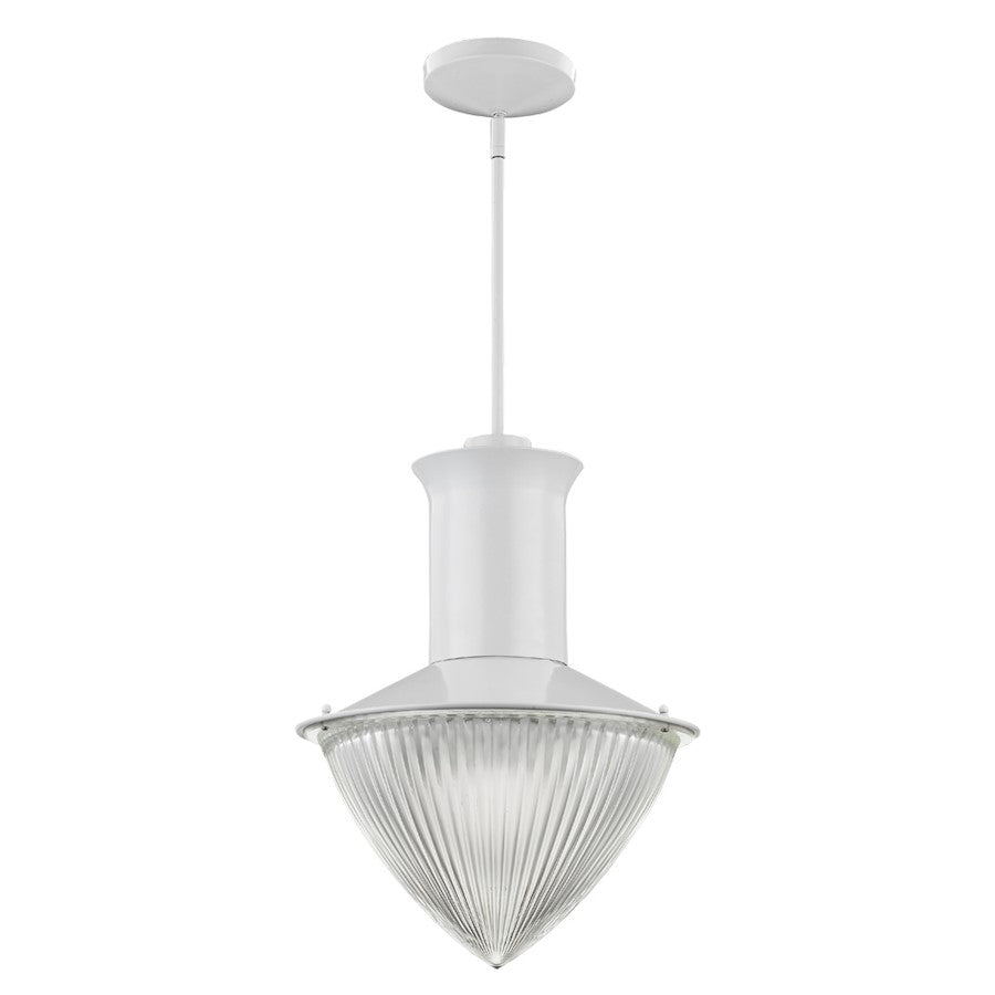 Acclaim Lighting Skylar 1 Light Pendant, White - IN21375WH