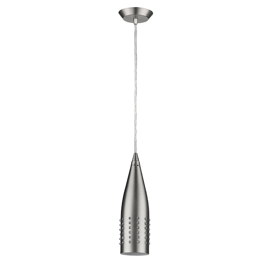 Acclaim Lighting Prism 1 Light 10" Pendant, Satin Nickel - IN31158SN