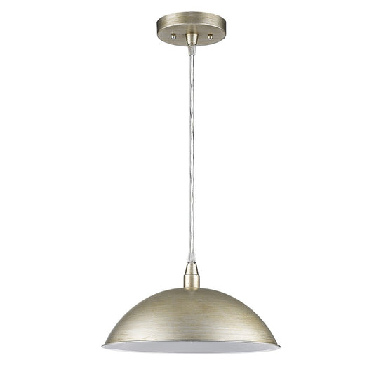 Acclaim Lighting Layla 1 Light 5" Bowl Pendant, Washed Gold - IN31451WG