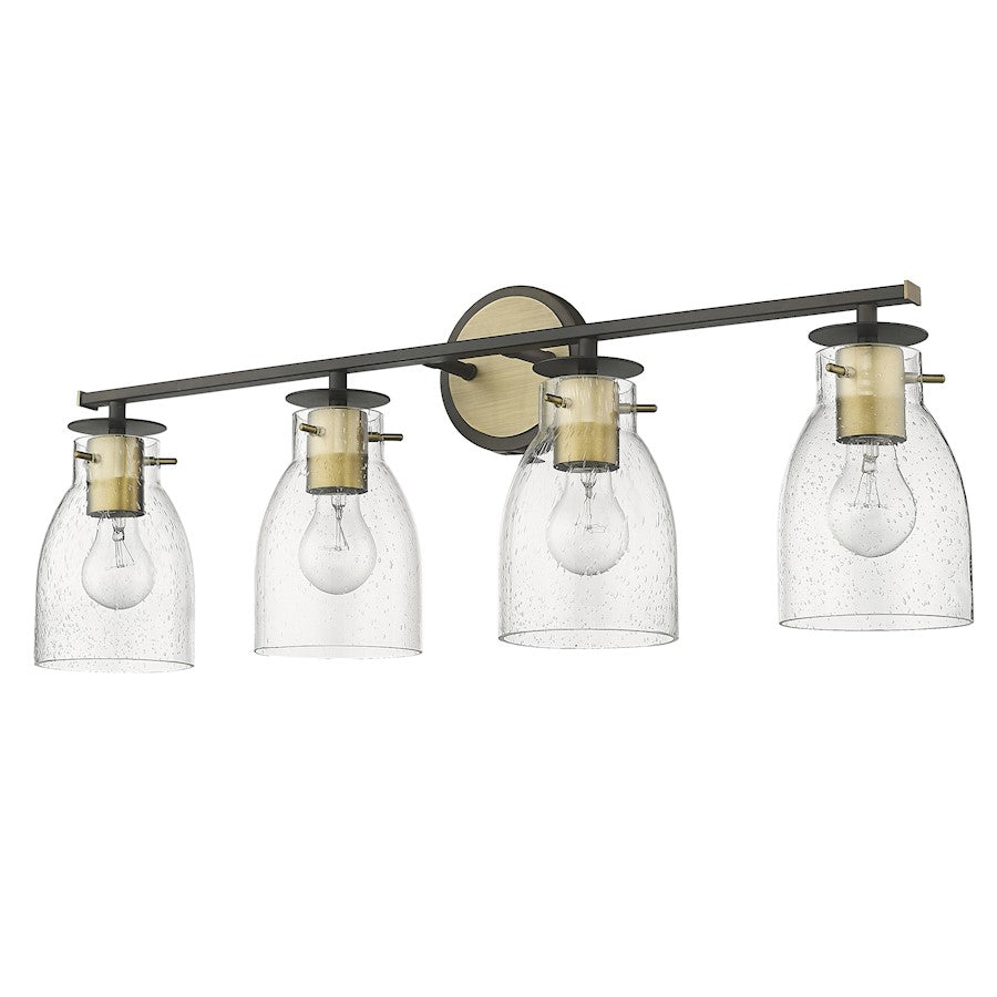 4 Light Bathroom Vanity Light, Bronze