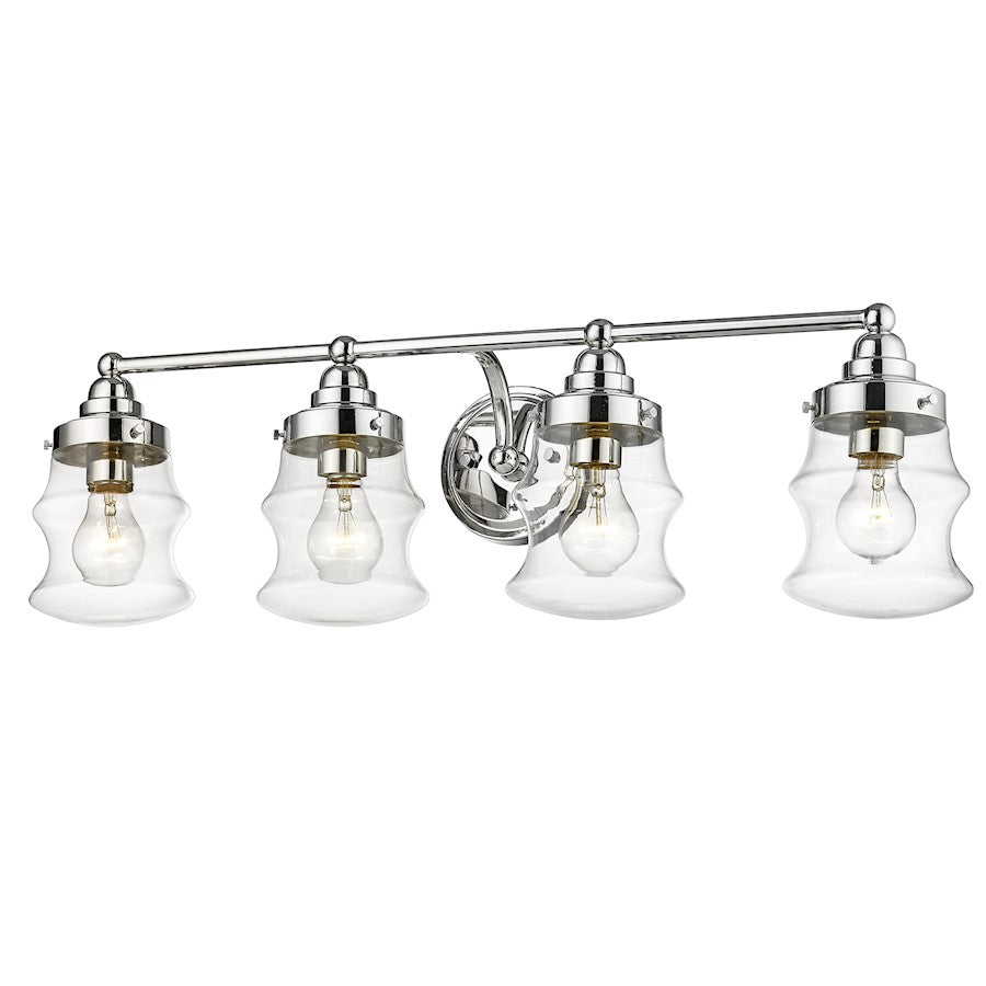 4 Light 31" Bathroom Vanity Light