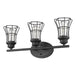 Acclaim Lighting Piers 3-Light Vanity, Matte Black - IN41282BK