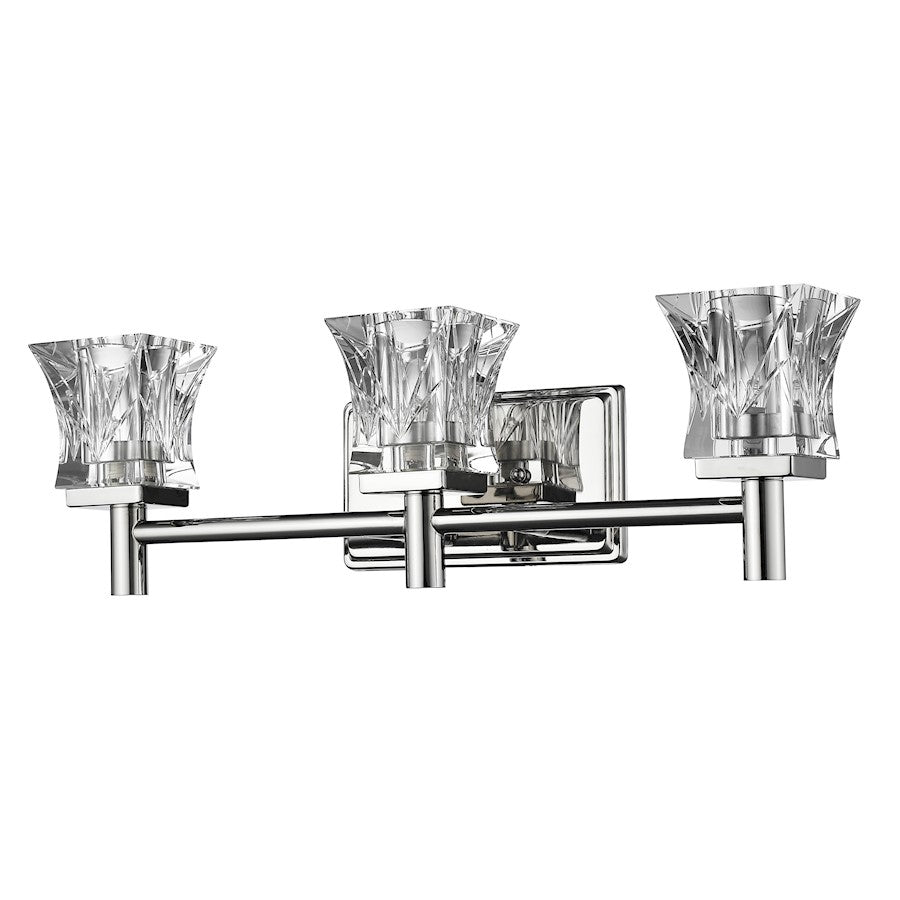 Acclaim Lighting Arabella 3-Light Vanity Light, Polished Nickel - IN41296PN