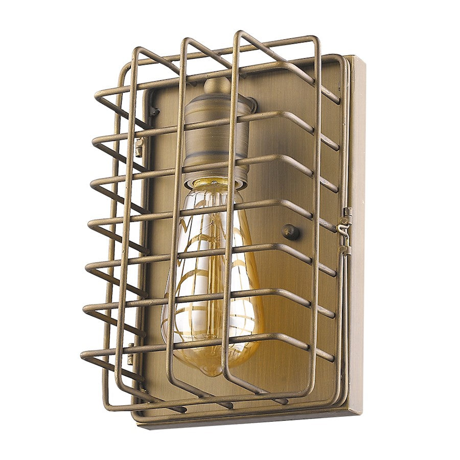 Acclaim Lighting Lynden 1 Light 9" Sconce, Raw Brass - IN41333RB