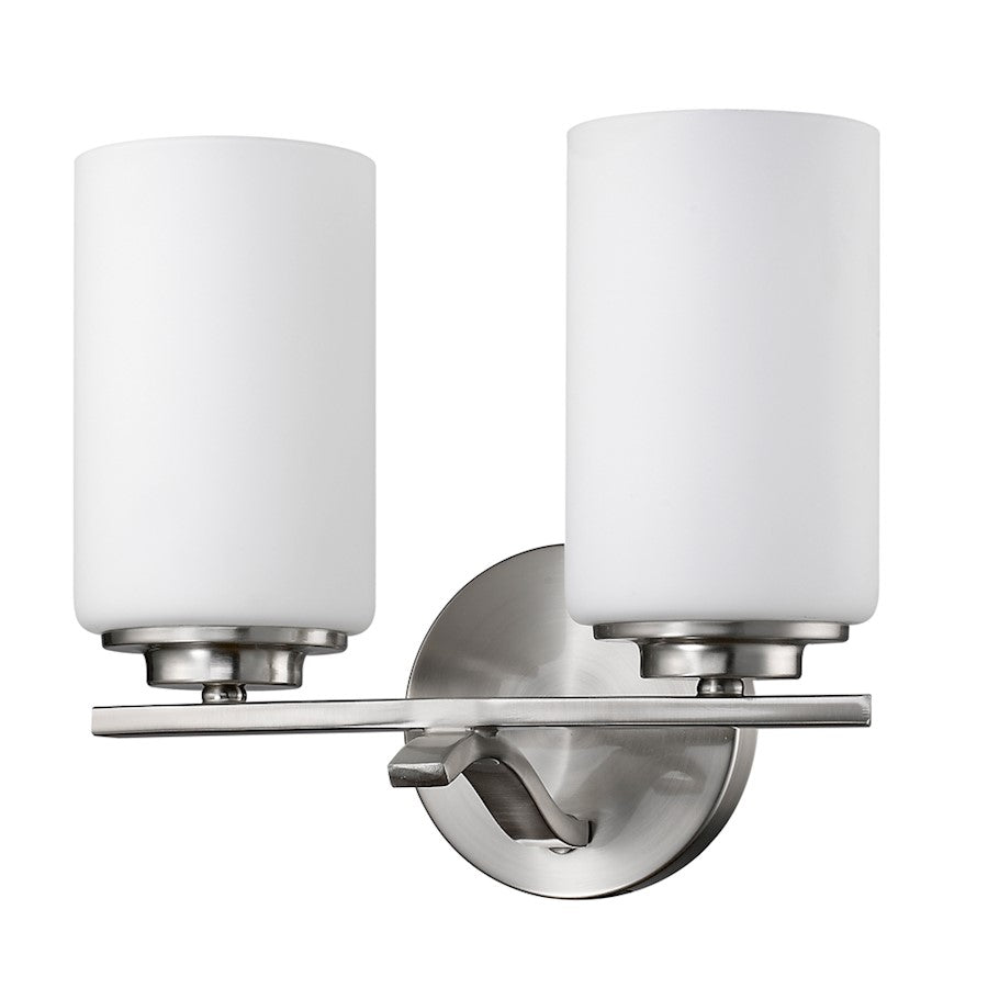 Acclaim Lighting Poydras 2 Light Vanity Light, Satin Nickel - IN41336SN