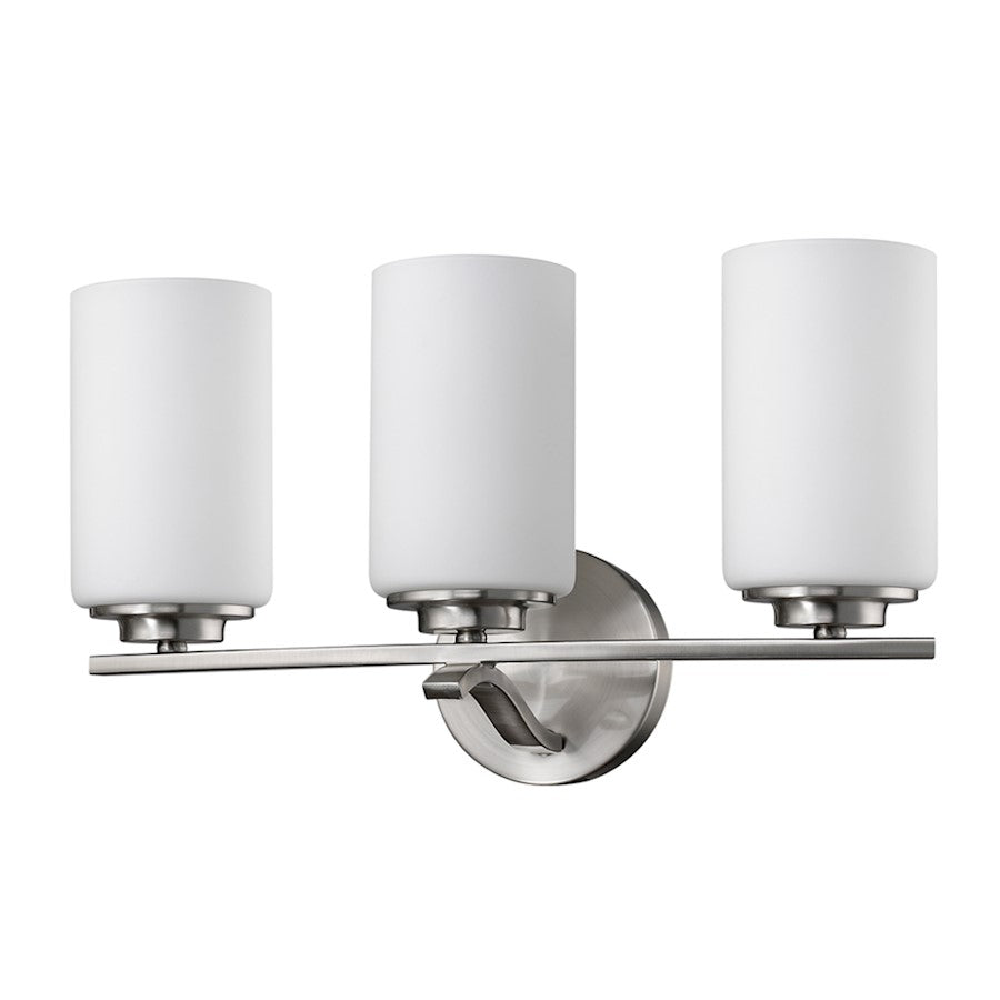 Acclaim Lighting Poydras 3 Light Vanity Light, Satin Nickel - IN41337SN