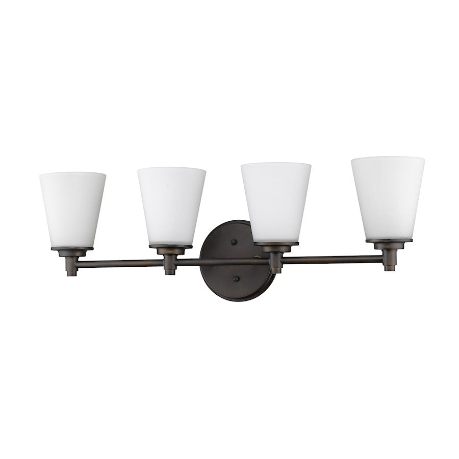 Acclaim Lighting Conti 4 Light Vanity Light, Oil Rubbed Bronze - IN41343ORB