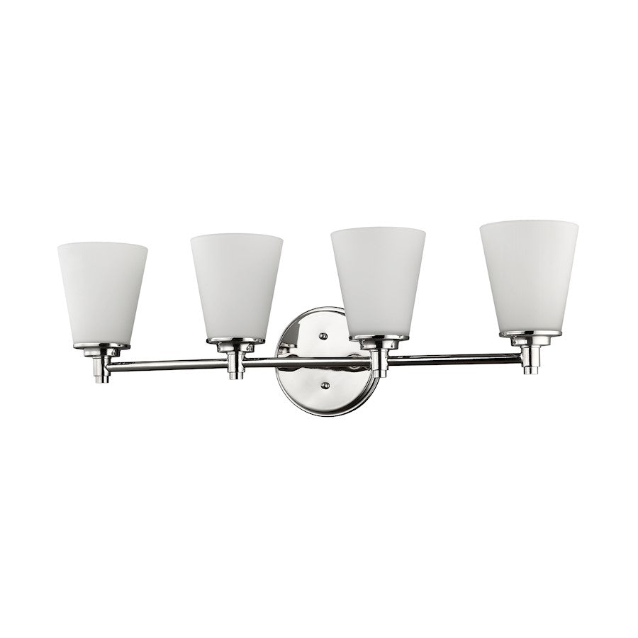 Acclaim Lighting Conti 4 Light Vanity Light, Polished Nickel - IN41343PN