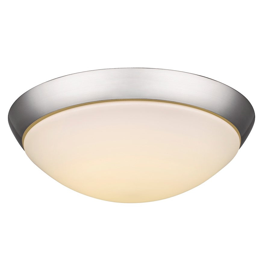 Acclaim Lighting 22-Watt LED Flush Mount, Satin Nickel - IN51395SN