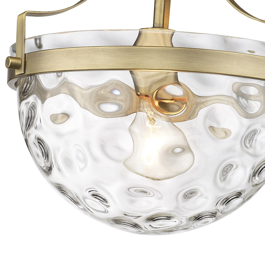 Acclaim Lighting Quinn 1 Light Semi-Flush Mount