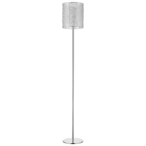 Trend Lighting Distratto Floor Lamp, Chrome/Enmeshed Aluminum Wire - TF4825
