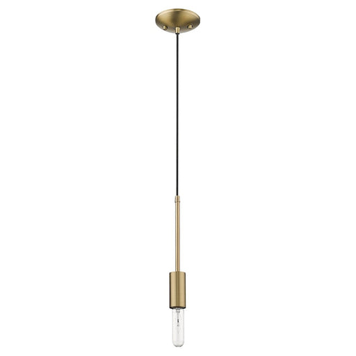 Trend Lighting Perret 1 Light Mini Pendant, Aged Brass - TP30018AB
