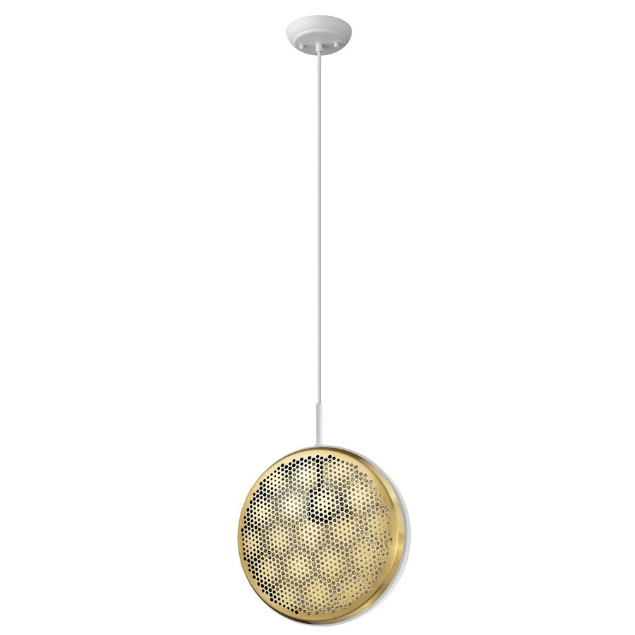 Trend Lighting Tholos 16.75" 1 Light Pendant, White - TP30120WH